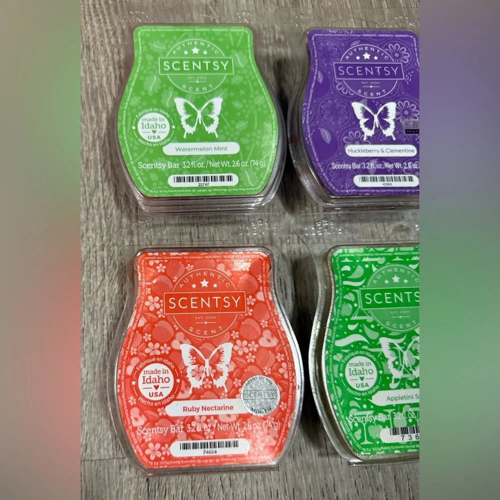 Scentsy Wax Melts Bundle | Fruity Scent Set | 4 Bars | New